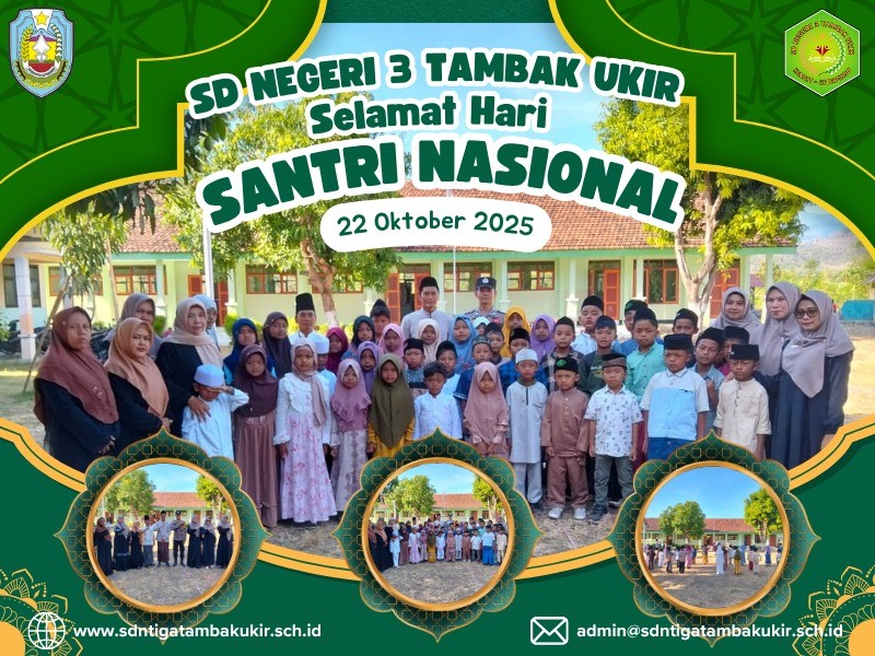 SD Negeri 3 Tambak Ukir Peringati Hari Santri dengan Semangat Nasionalisme dan Religius