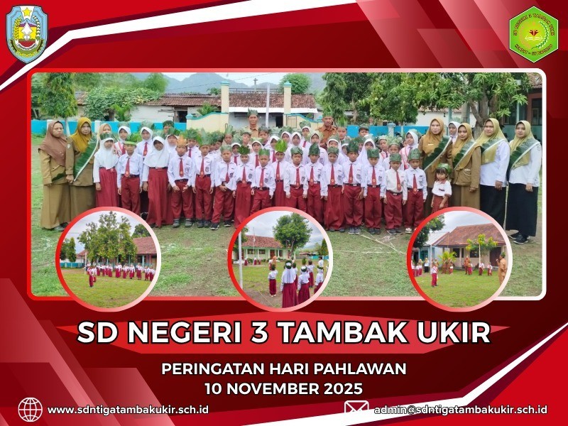 SD Negeri 3 Tambak Ukir Peringati Hari Pahlawan dengan Semangat Nasionalisme