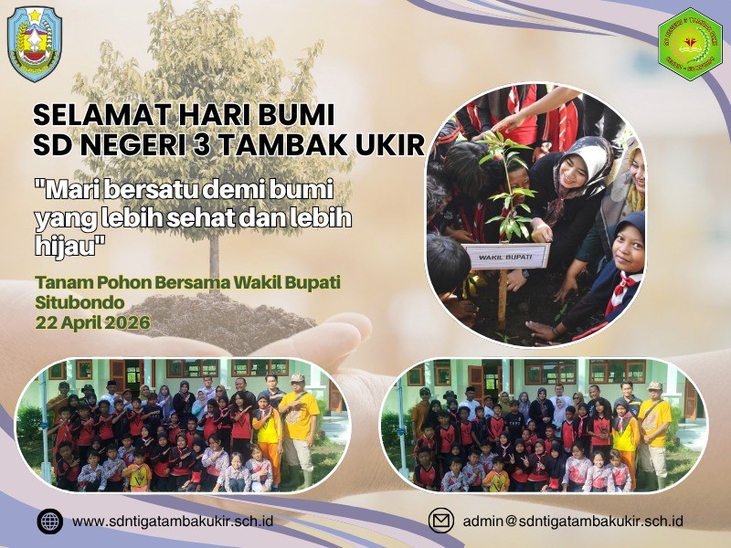 Kegiatan Peringatan Hari Bumi dan Penanaman Pohon Bersama Wakil Bupati Situbondo