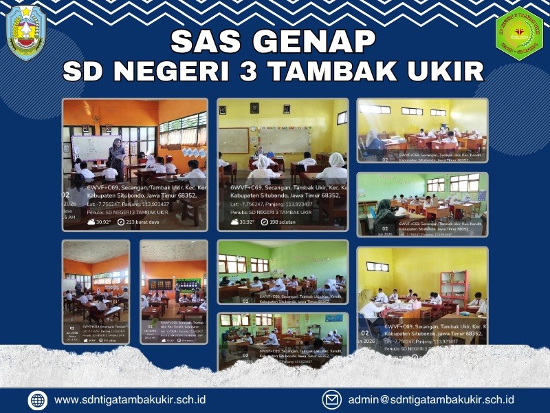 SD Negeri 3 Tambak Ukir Laksanakan Sumatif Akhir Semester Genap dengan Tertib dan Lancar